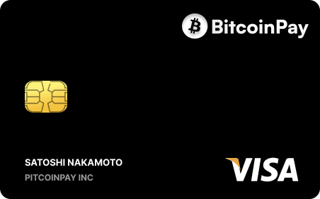 BitcoinPay Virtual Card - Black